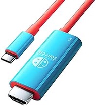 RREAKA Switch Dock for Nintendo Switch OLED, 2 in 1 TV Adapter with 4K HDMI Cable, Type C 100W Charg