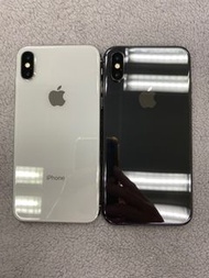 iPhone X 256GB 白色電75%，黑色電77%，超級新淨 淨機 不議價 可預約到門市睇機
