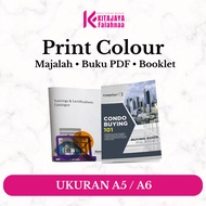Print Full Color Books B5 and A4