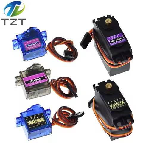 Smart Electronics Rc Mini Micro 9g 1.6KG SG90 MG995R 55g servos TD-8120MG Digital Metal Gear rc car 