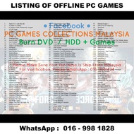 ✠❐○Offline PC Games Refill until Full 500GB 1TB 2TB 4TB 5TB Internal External HDD Hard Disk Storage 