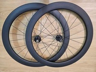 碟煞碳纖輪組(框高55mm/open框)支援無內胎/ Road disc Carbon wheel  55mm