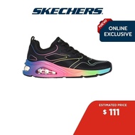 Skechers Online Exclusive Women SKECHERS Street Tres-Air Uno Rainbow Roads Shoes - 177416-BKMT Air-Cooled Memory Foam SK