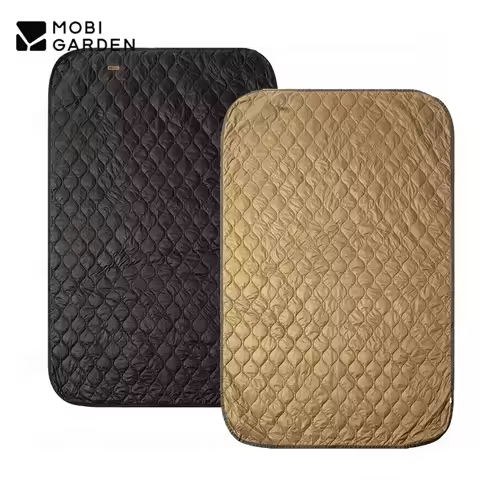 MOBI GARDEN Windproof Warm Blanket Camping Multifunctional Waterproof 20D Quilt Fluffy Soft Ultralig