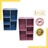 J.YOUHOME 5 Tier Multipurpose Wooden Book Rack Rak Kasut Rak Baju Tingkat Rak Kayu Pelbagai Guna