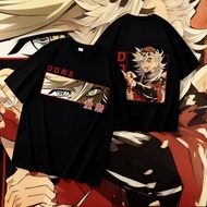 2026 Anime Demon Slayer Douma T-Shirt Lelaki Wanita Baju T Kapas Berkualiti Tinggi Kasual Leher Bula