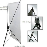 Standee X Frame - Tempered. Dimensions: 60 x 160 cm or 80 x 180 cm