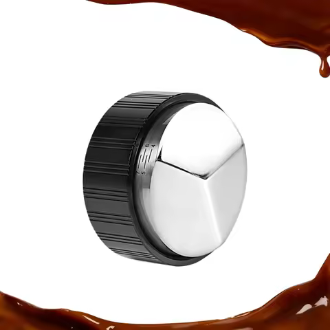 Espresso Coffee Distributor 49mm & Adjustable Palm Tamper 3 Slopes 51mm Portafilter Aluminum Head St
