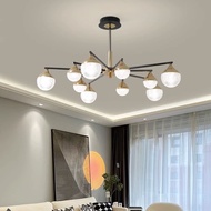 Lampu Gantung Candelier Ruang Tamu Pendant Light Dining Chandelier Ceiling Light Hanging Lamp LED Mo