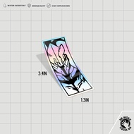 Igris Solo Leveling Anime Holographic Vinyl Sticker NR Worx