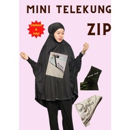 Mini Telekung Travel Umrah Hajj Pocket With Zipper Sleeves