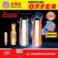 (1PC) MIG MB15 Gas Nozzle / MB15 MIG Tip Holder / MB15 MIG Contact Tip 0.8mm/1.0mm 1.2mm/ Aco I-WELD