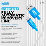 MaAnt Y-15 For iPhone iPad automatic Recovery Mode DFU Data Cable For iPhone 15/16/17series Flash Re