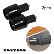 Motorcycle Handlebar Grips Bar Ends Cap 22mm Handle Counterweight Plug For DERBI EBE EBS D50B0 VARIA