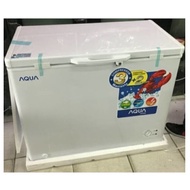 Aqua Chest Freezer / Box Freezer 200 Liter Aqf-200 Promo Garansi Resmi