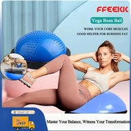 FFEEKK Balance Ball Trainer Fitness Ball Bosu Ball Yoga ball เทรนเนอร์บอล บอลสำหรับโยคะ ลูกบอลออกกำล