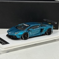Onemodel 1/64 Lamborghini LB LP700 Wide Body Modification 40th Anniversary Edition Blue Resin Boutiq