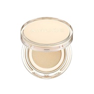 AMUSE SEOUL Dew Jelly Vegan Cushion Foundation (1.5 CLEAR) - Full Coverage, Dewy Glow Finish, Lightw