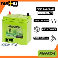 [Install Support] AMARON ONYX EFB 60B20L/R | M42 L/R | i-STOP MF Car Battery Bateri Kereta PERODUA