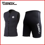 Ready Stock SLINX 3mm Diving Vest 2mm Diving Shorts Men Women Style Neoprene Warm Pants Waist Drawst