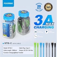 FOOMEE NT18-C DATA CABLE Type-C 3A 1M FAST CHARGING/3A USB Type-C DATA CABLE