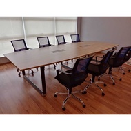 Boat Shape Meeting Table Conference Table (10 Feet/12 Feet/16 Feet) - Home And Office System - V-O S