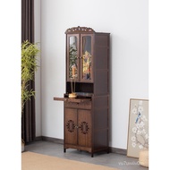 W-8&amp; Buddha Niche Altar Household Clothes Closet Economical Guanyin God of Wealth Worship Cabinet with Door Altar Living