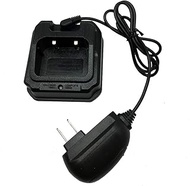 DONG Radio Battery Charger Base with Power Supply Adapter 100-240V Replacement for Baofeng Waterproo
