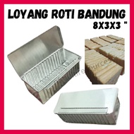 Loyang Roti Bandung Loyang Roti 8x4x4 inci dengan penutup Loyang Roti Tawar Acuan Roti Bandung Bandu