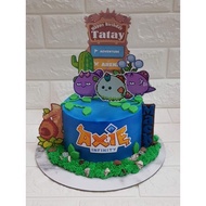 Axie Infinity Cake Topper