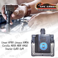 TOYOTA UNSER LITEACE KM36 COROLLA AE111(4AGE) STARLET EP80 EP91 SPARK PLUG IGNITION COIL