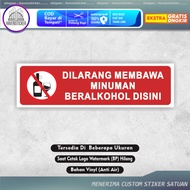 No trace drinks stickers - No alcohol drinks stickers - No alcohol - No alcohol