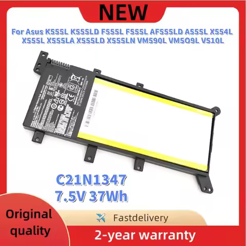 C21N1347 Laptop Battery For Asus K555L F555L AF555LD A555L X554L X555L X555LA X555LD X555LN VM590L V