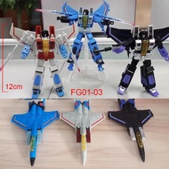 JINBAO Starscream FG0103 Transformation Toy FG04 Thundercracker Skywarp F15 Aircraft Anime Action Fi