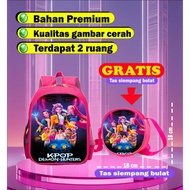 HUNTRIX KPOP DEMON HUNTER School Backpack PREMIUM Quality KPOP DEMON HUNTER Kindergarten Backpack