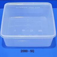 (CONTENTS 25pcs - 2000ml box) Thinwall 2000ml/plastic lunch box/lunch box/salad box