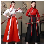 Ancient Costume Hanfu Dress woman Men Women Same Style Plus Size Knight Hanfu Women's Two-Piece Suit Student Performance Improved Hanfu Dsmyz2900