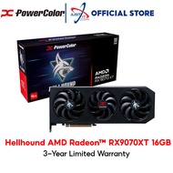 POWERCOLOR Hellhound AMD Radeon RX 9070 XT GAMING OC 16GB GDDR6 GRAPHICS CARD ( RX9070XT 16G-L/OC )