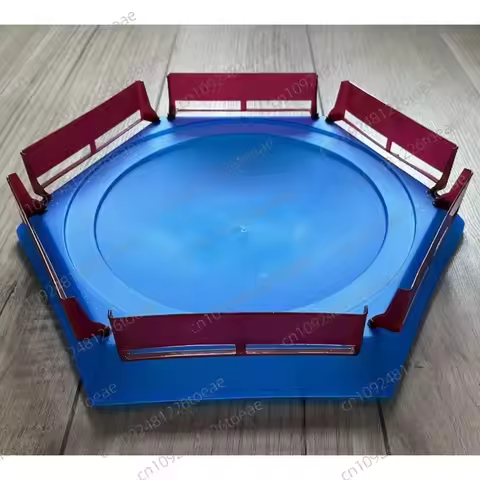 XD168-16 Blu-rosso FOR Beyblade Arena Stadium Stadium Blue Dark Red Hexagonal Battle Arena Plate
