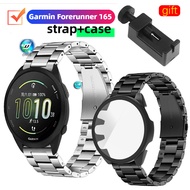 Garmin Forerunner 165 strap Metal strap, stainless steel strap for Garmin Forerunner 165 music strap