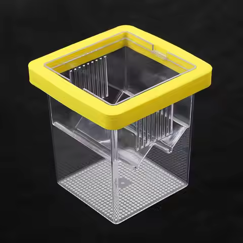 Aquarium Fish breeding Box Durable Fish tank guppy breeding Isolation Box Clear Hatching Incubator B