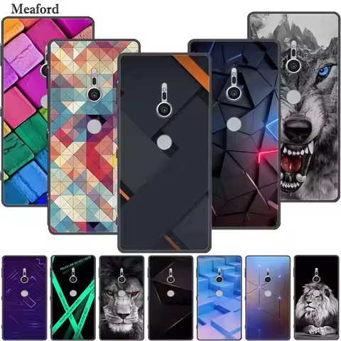 Case For Sony Xperia XZ2 Silicone TPU Soft Luxury Cover Phone for Sony Xperia XZ2 Compact Premium H8