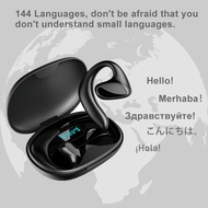 ชุดหูฟังแปล M8ไร้สายชุดหูฟังแปลด้วย BT แปลได้ทันที144ภาษาเครื่องแปลภาษาด้วยเสียงอัจฉริยะ