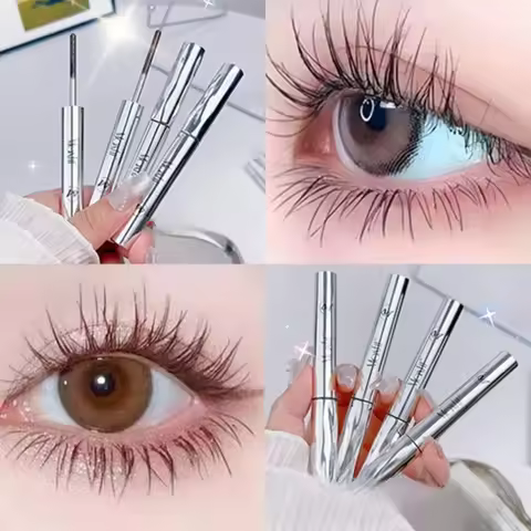 Waterproof Spiral Brush Head Mascara - Steel Tube Long-lasting Easy To Apply - Suitable for Beginner