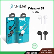 Celebrat G6 EARPHONES HIGH-FIDELITY STEREO SOUND