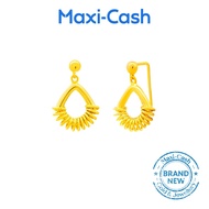 Golden Helix Earrings in 999 Gold
