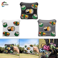 chulisia Golf Mallet Putter Cover, Golf Mallet Putter Headcover Club Covers Square PU Leather Non Sl