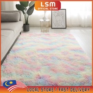 LSM Karpet bulu lembut tatami fluffy carpet shaggy room carpet living room rugs shaggy fluffy floor 