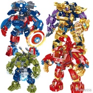 Compatible With Building Blocks Thanos Mecha Hulk American Captain Iron Man Full Toy Armor r
