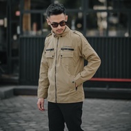 Jaket Pria Bgsr Terizla Keren Jacket Casual Canvas Semi Parka Terbaru Baby Kanvas Distro BGSR